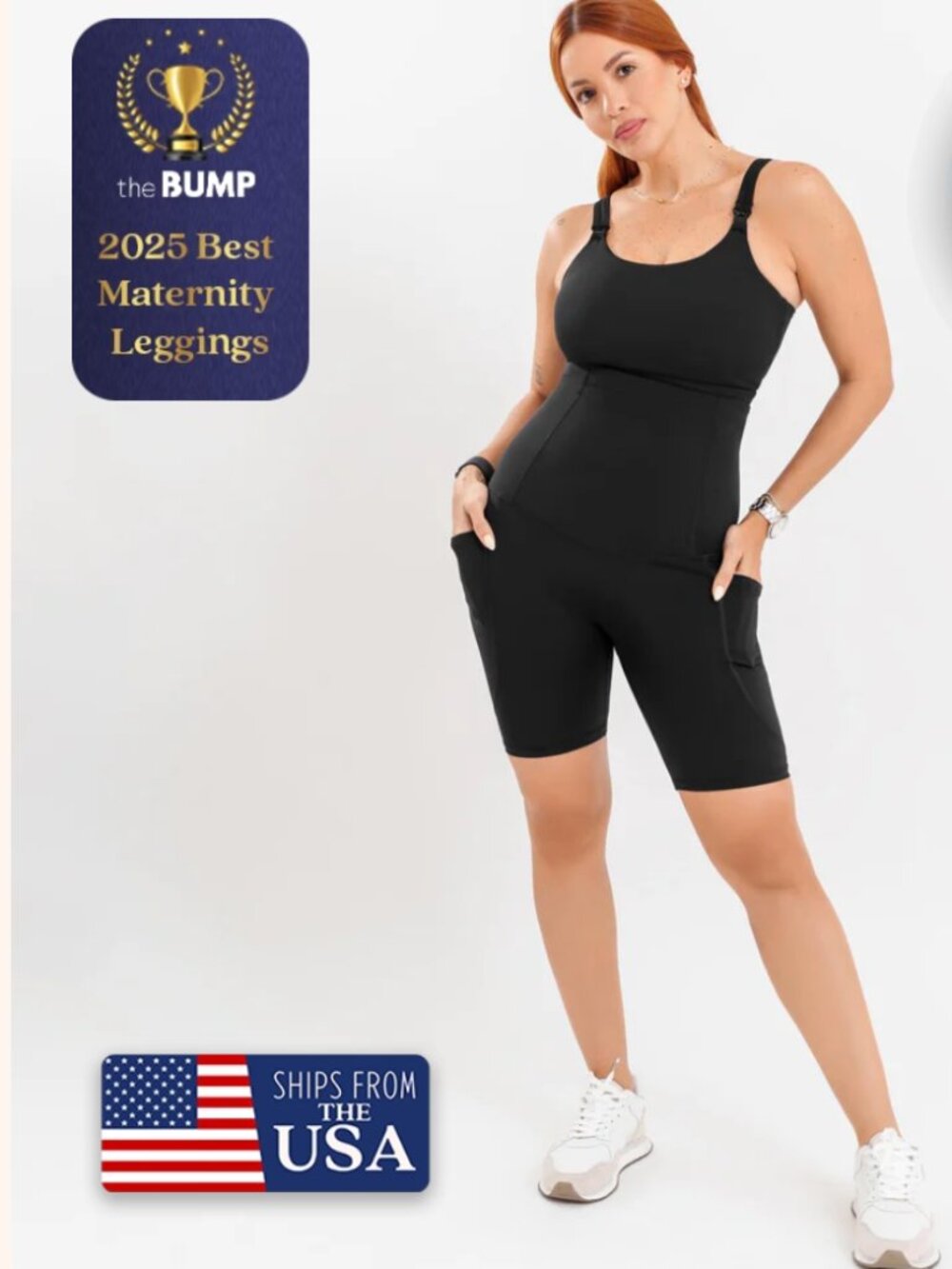 Bub's Postpartum Recovery Leggings- short length